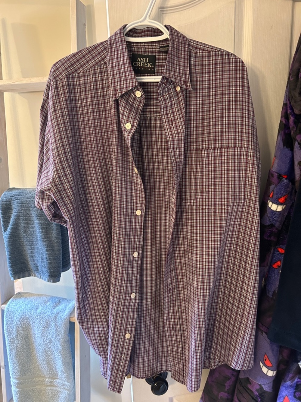 Men's Plaid Button-Down Shirt